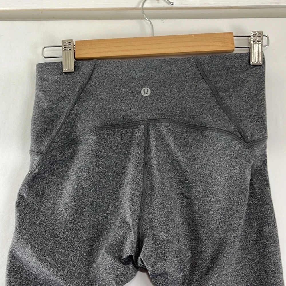 Lululemon Train Times 7/8 Pant in Heathered Black - Picture 5 of 8